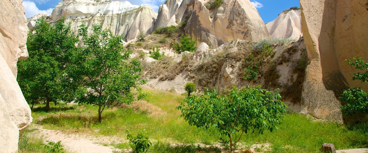 Red Valley showing mountains
