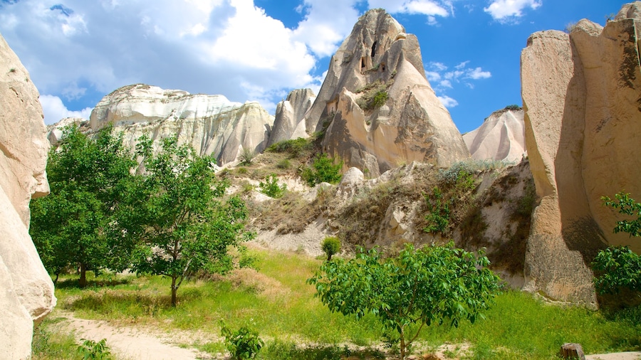 Red Valley showing mountains