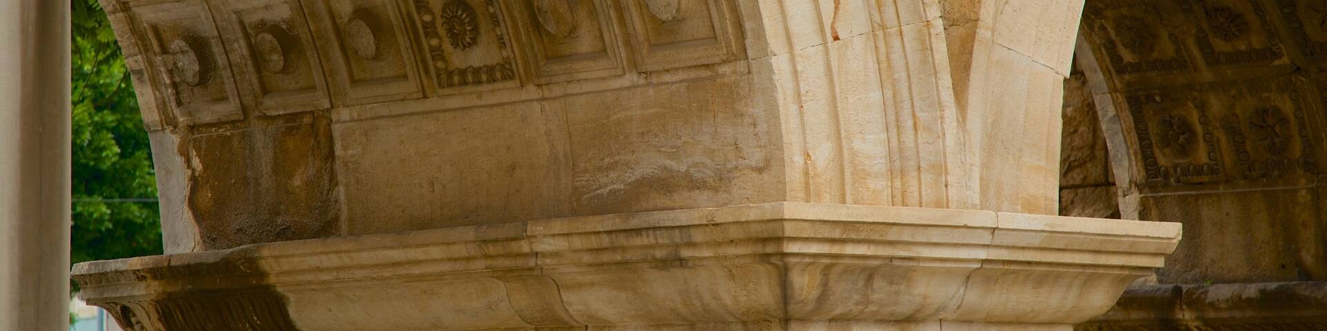 Hadrians Gate featuring heritage architecture