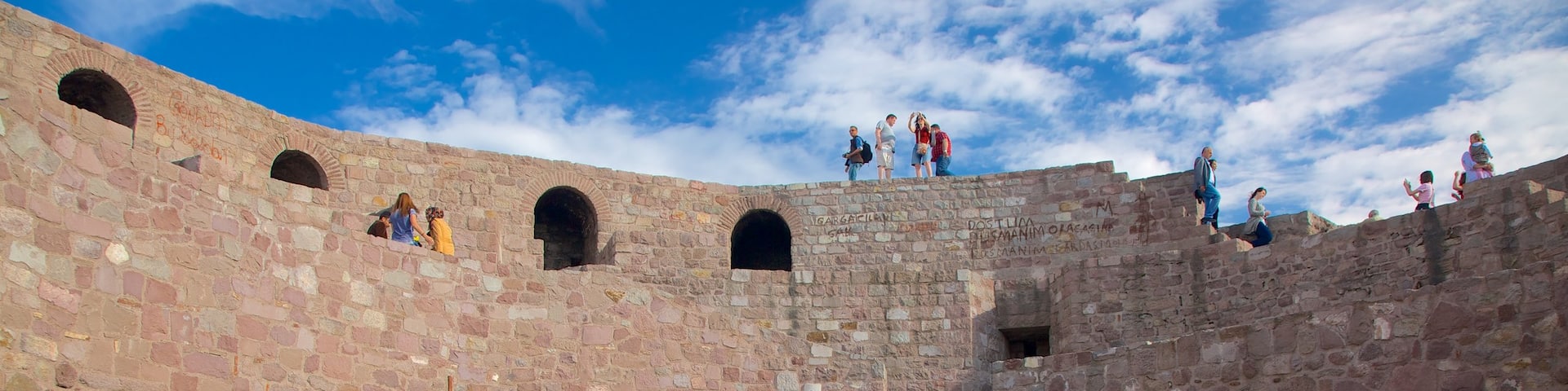 Ankara Citadel featuring a square or plaza, heritage architecture and chateau or palace