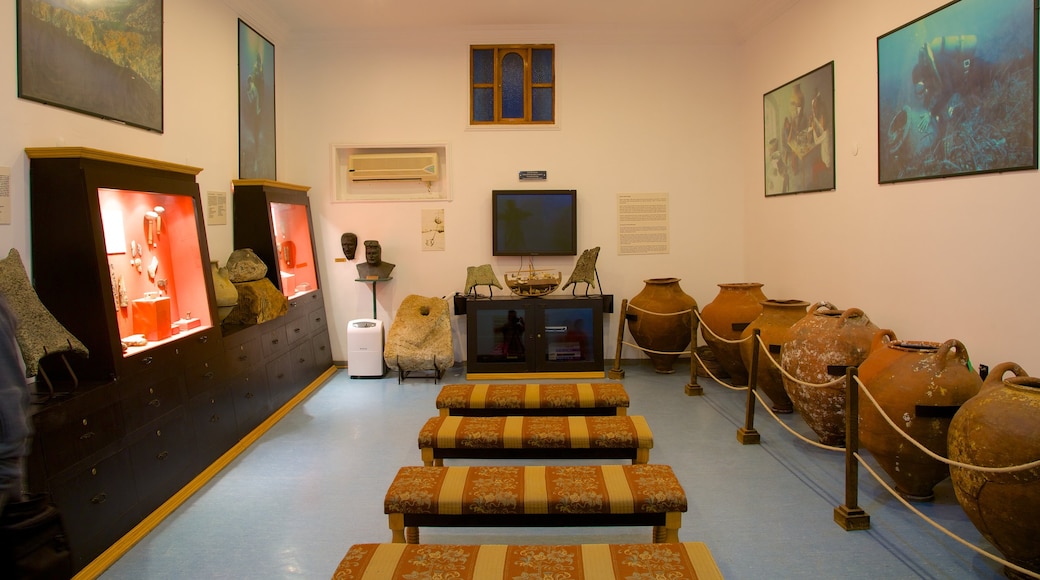 Museum of Underwater Archaeology toont interieur