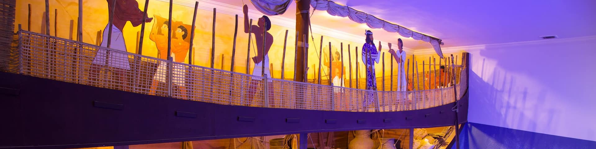 Museum of Underwater Archaeology which includes interior views and art