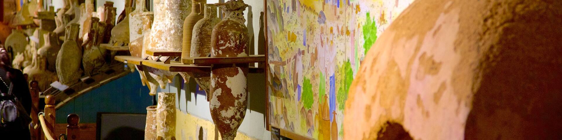 Museum of Underwater Archaeology featuring interior views and art