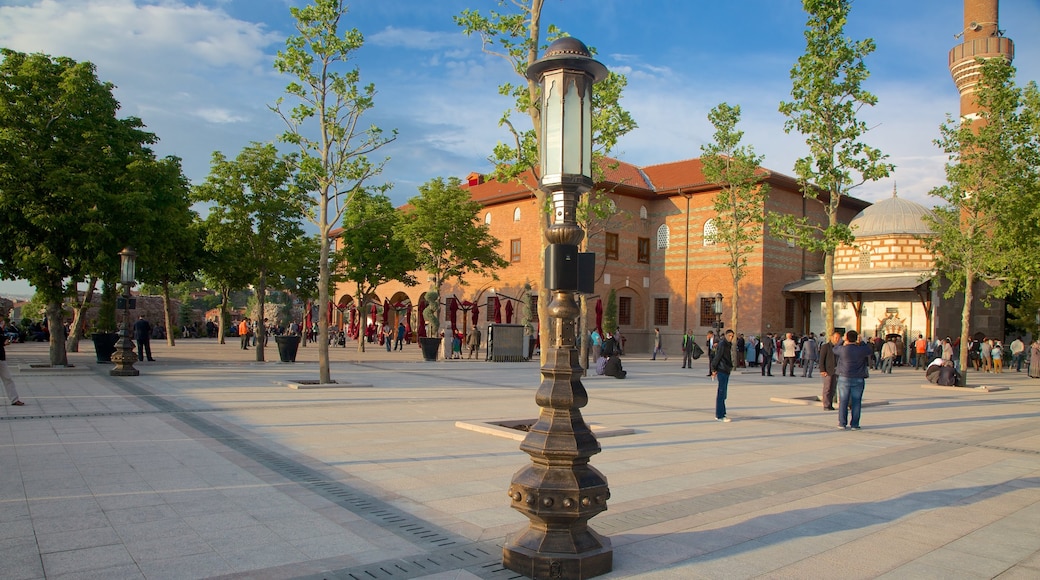 Haci Bayram Mosque showing a square or plaza and a mosque