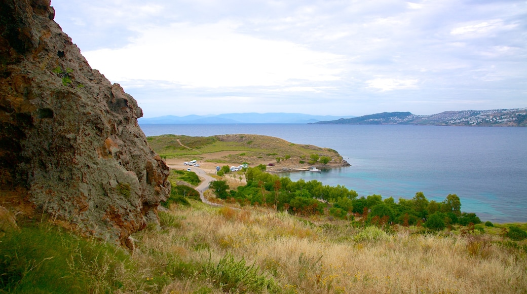 Playa de Yalikavak ofreciendo vistas generales de la costa