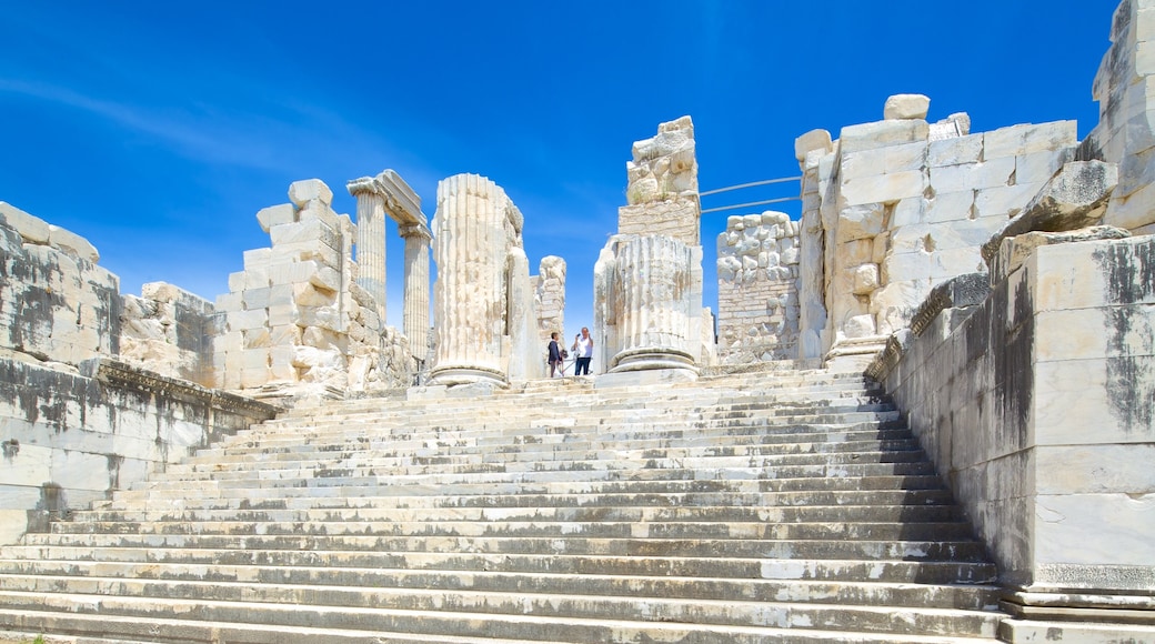 Temple of Apollo and Athena showing building ruins