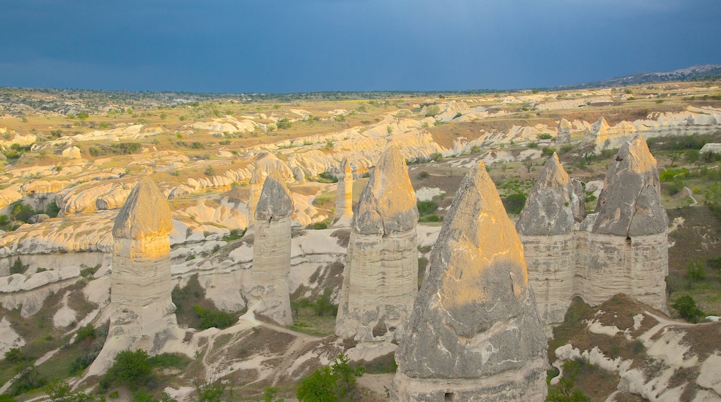 Cappadocia which includes mountains and landscape views