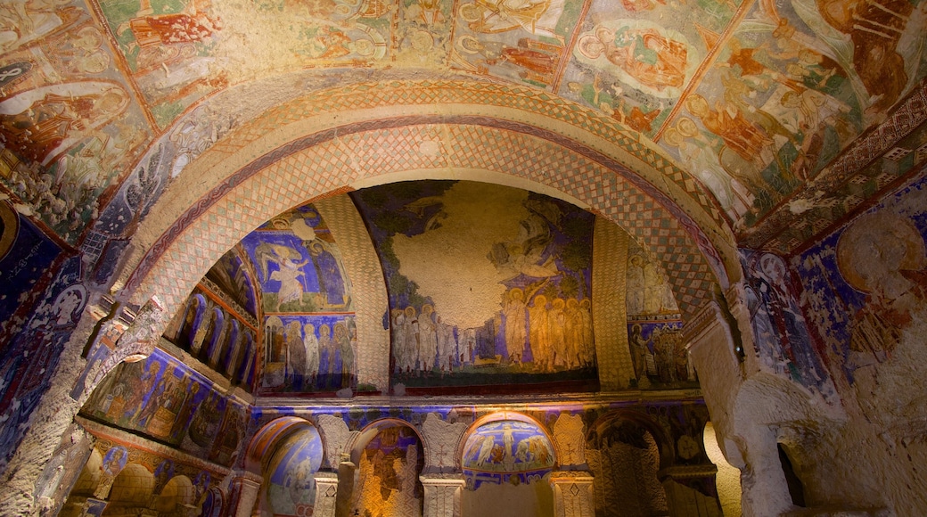 Cappadocia showing a church or cathedral, heritage architecture and religious aspects