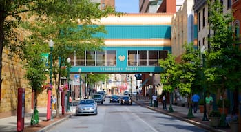 Harrisburg showing street scenes