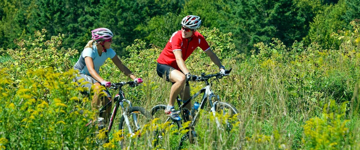 St. Johnsbury inclusief bos en mountainbiken en ook een stel