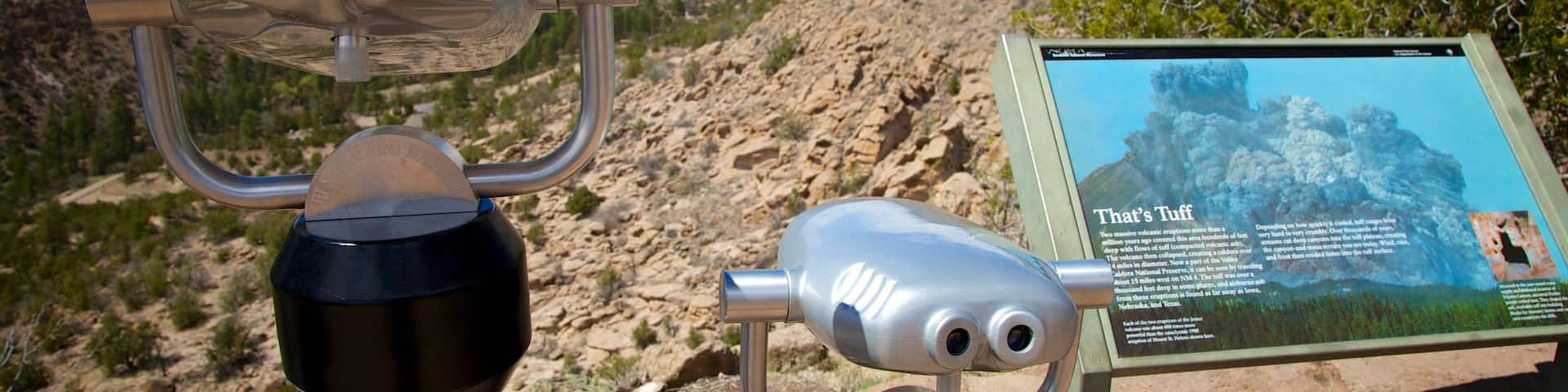 Bandelier National Monument showing views