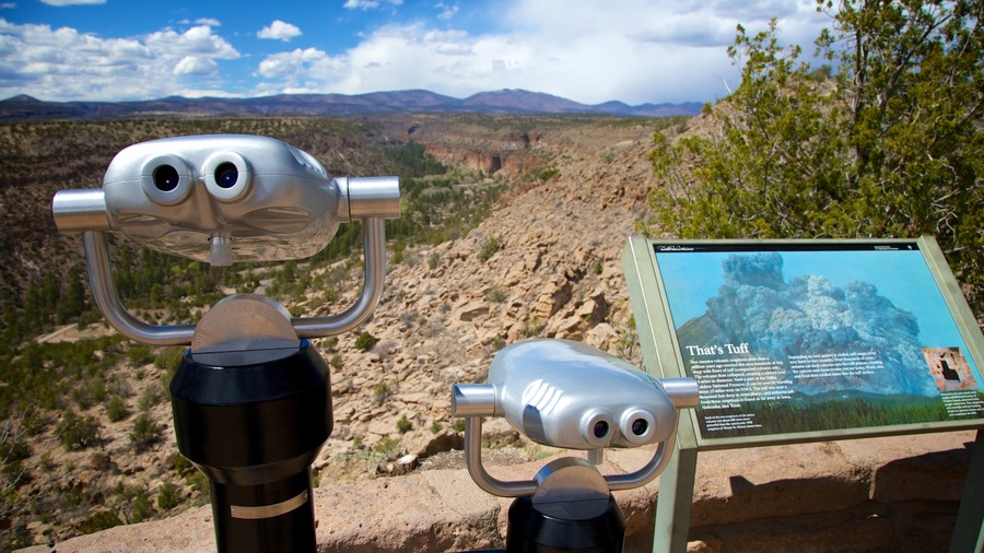 Bandelier National Monument showing views