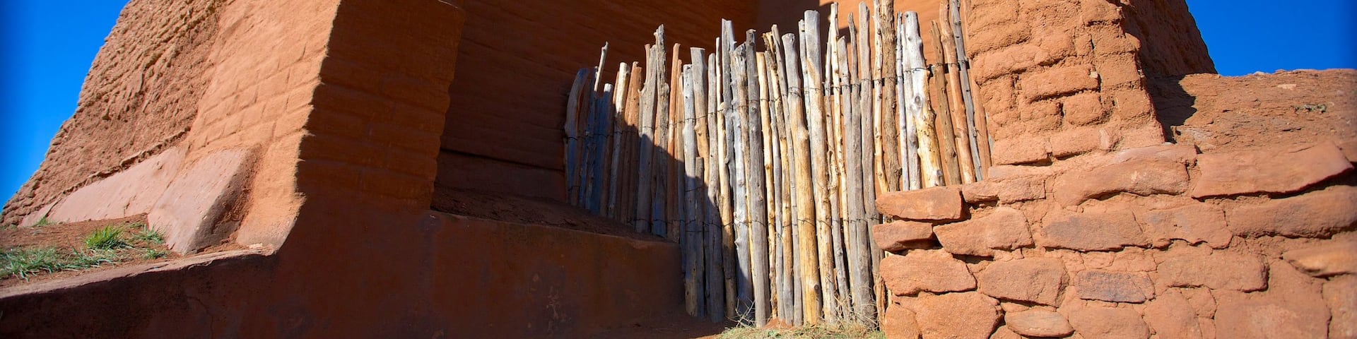 Pecos National Historical Park showing heritage architecture
