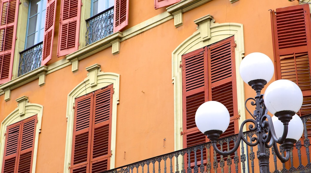 Chambery inclusief een huis en historische architectuur