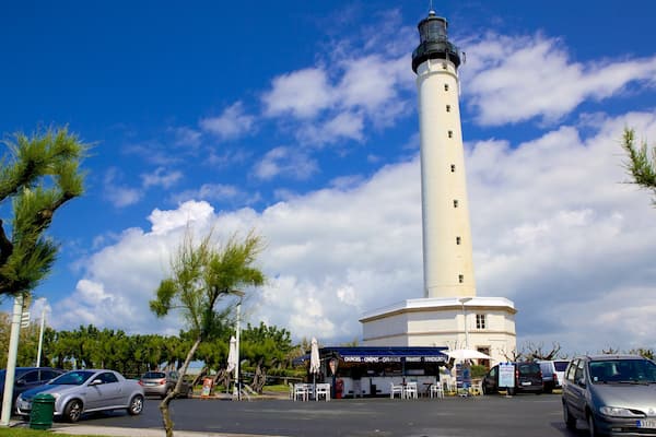 Leuchtturm von Biarritz welches beinhaltet Leuchtturm