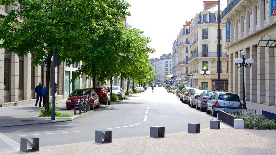 Lyon mit einem Straßenszenen
