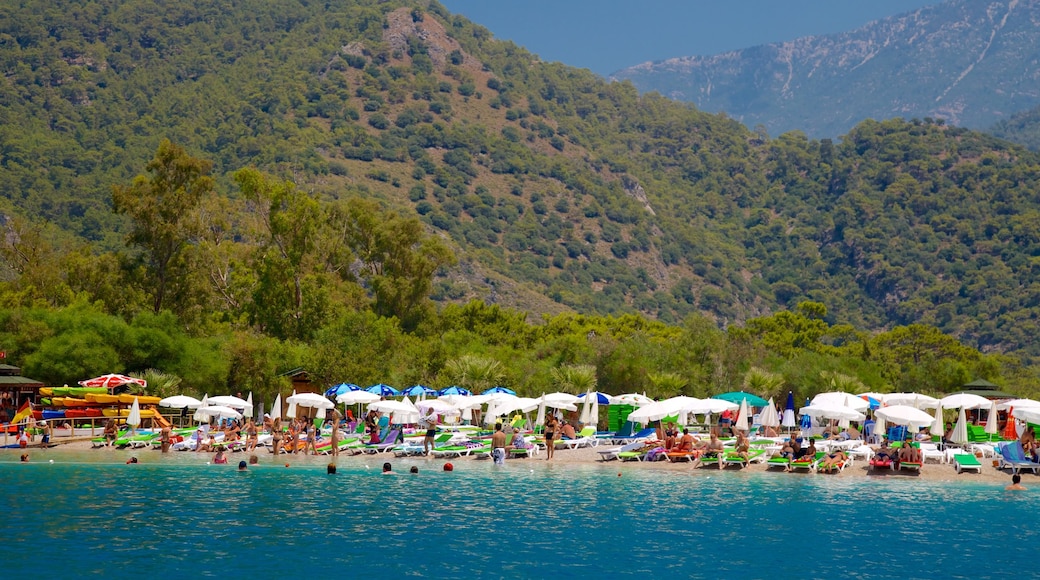 Turkiet presenterar landskap och en sandstrand