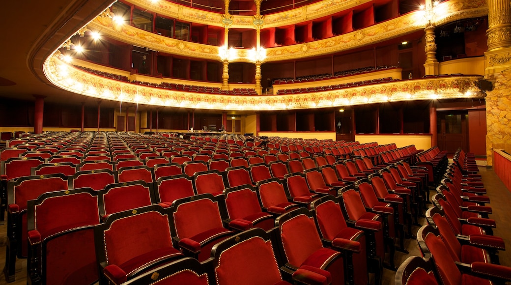 Opéra ofreciendo escenas de teatro y vistas interiores