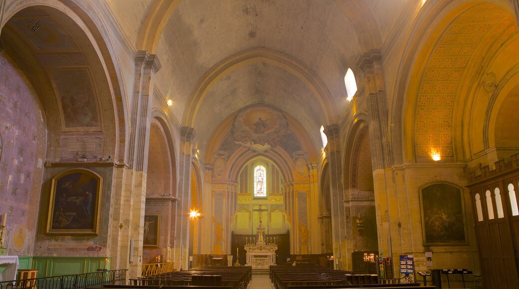Orange featuring a church or cathedral, interior views and religious elements