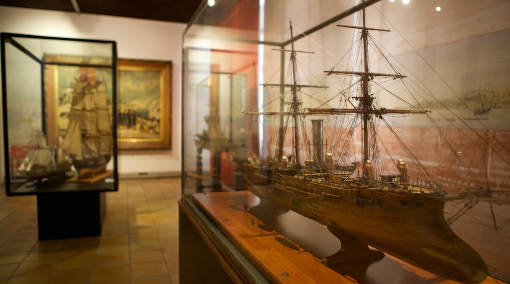 Musee National de la Marine showing interior views