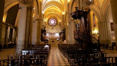 Provence mettant en vedette éléments religieux, église ou cathédrale et vues intérieures