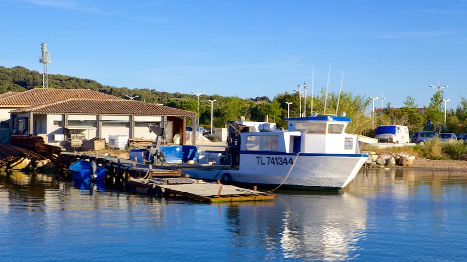 Provence featuring a bay or harbor, a river or creek and a coastal town