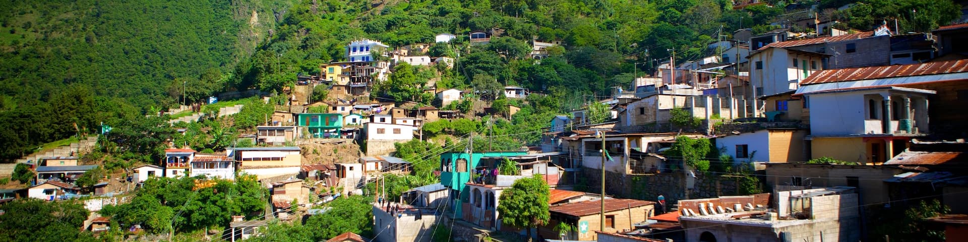 Santa Cruz La Laguna featuring a city and landscape views