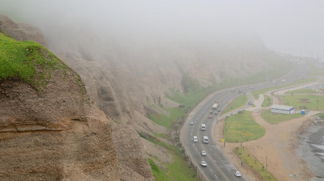 Lima which includes landscape views and mist or fog