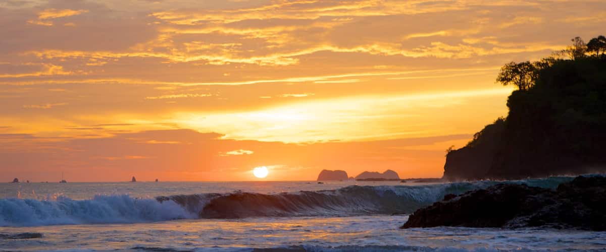Flamingo Beach featuring landscape views, general coastal views and surf
