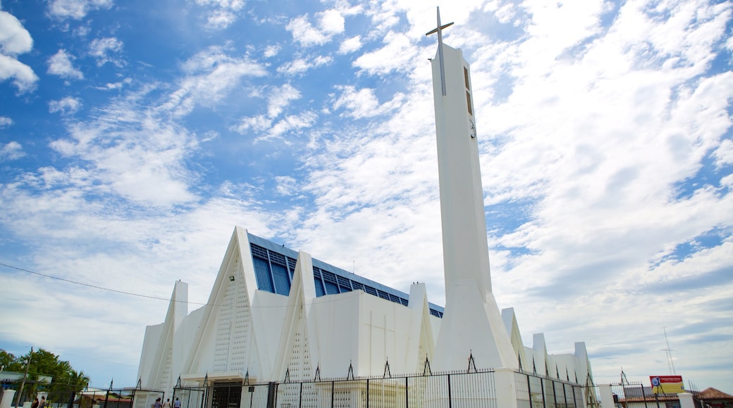 Liberia which includes a church or cathedral and religious aspects