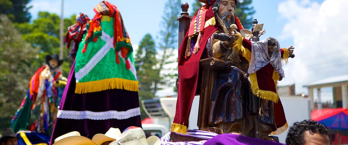Santiago Atitlan showing religious elements