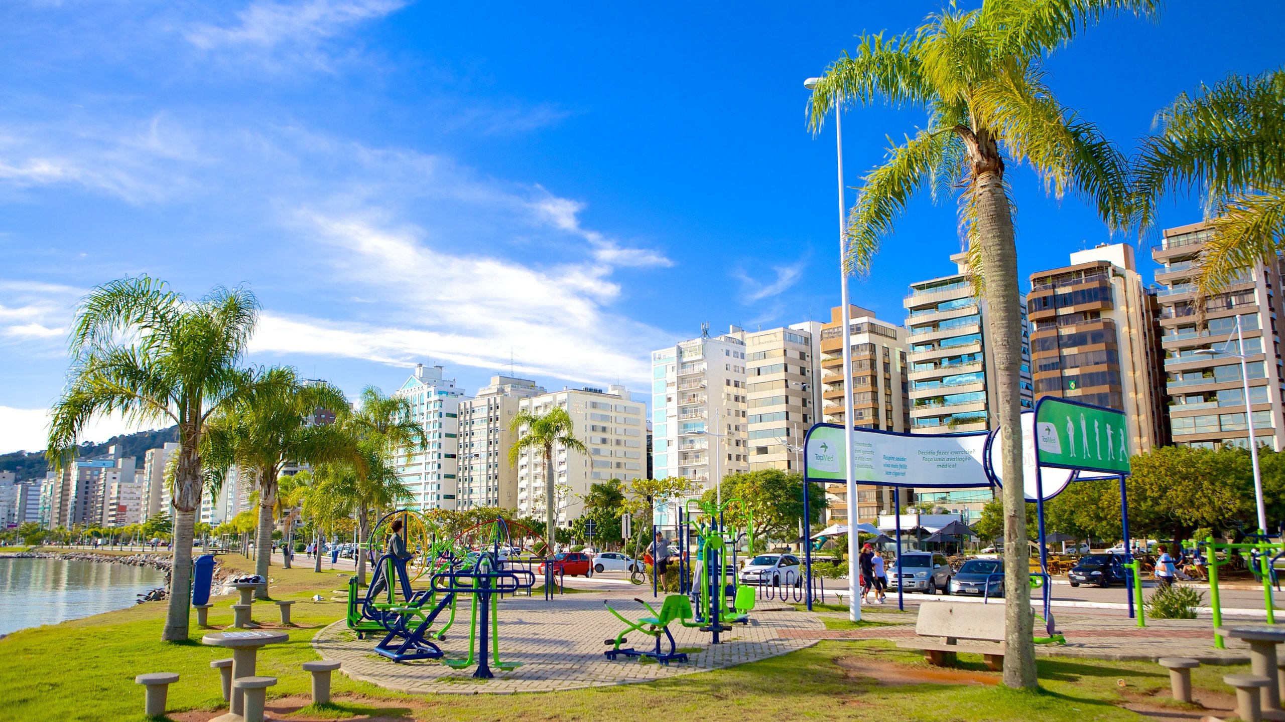 Florianopolis featuring tropical scenes and a garden