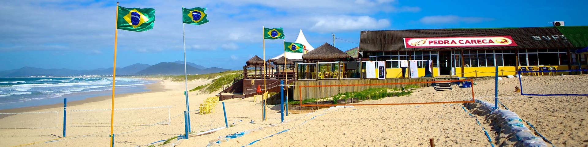 Joaquina Beach showing a beach