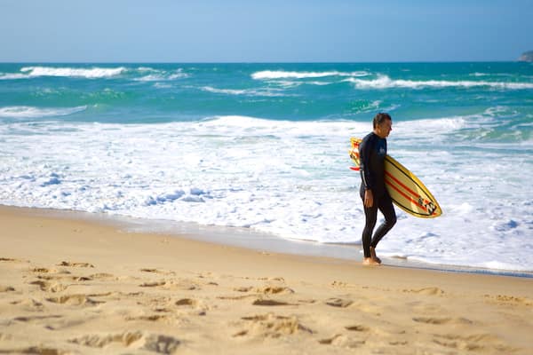 Plage Mole mettant en vedette plage et surf aussi bien que homme