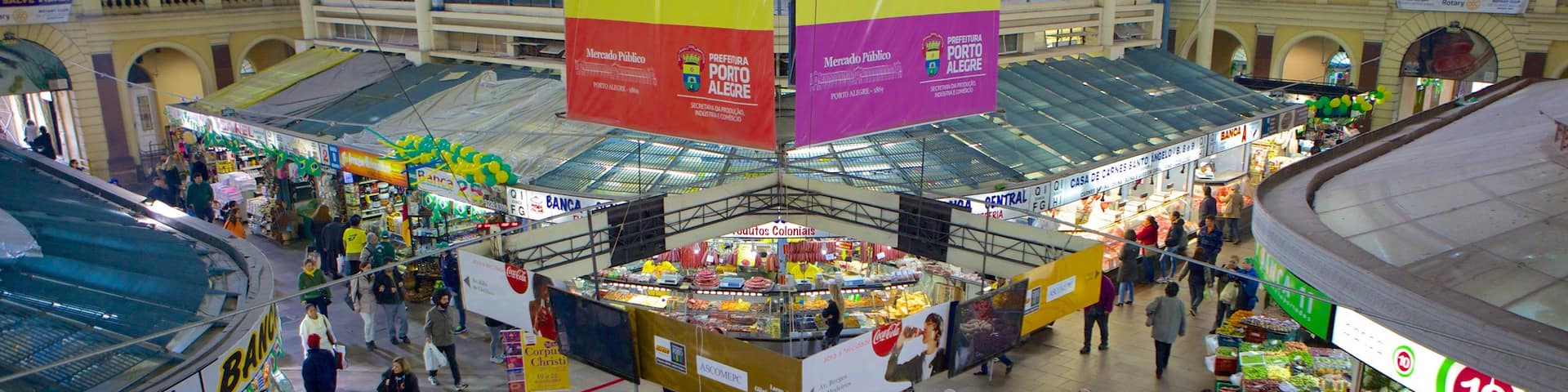 Public Market showing food, street scenes and markets