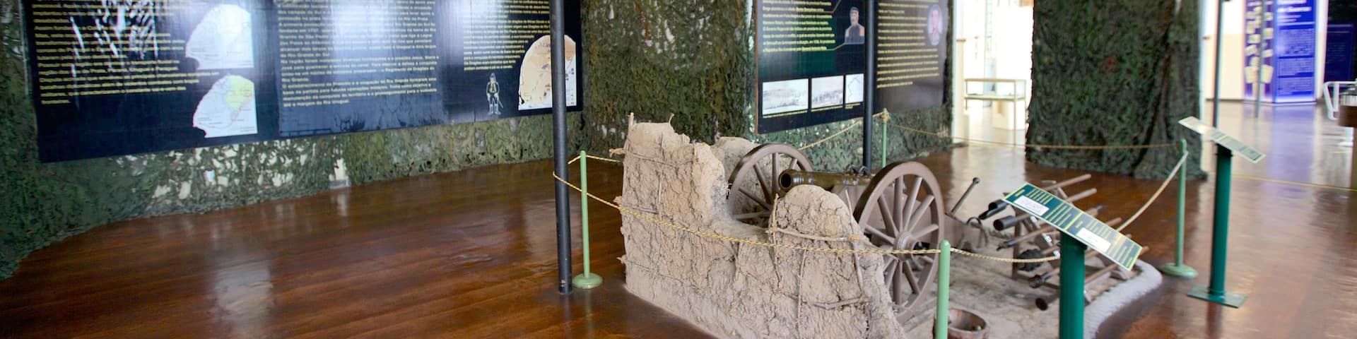 Military Museum showing military items and interior views