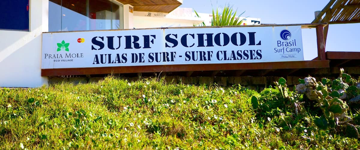 Santa Catarina Island which includes signage