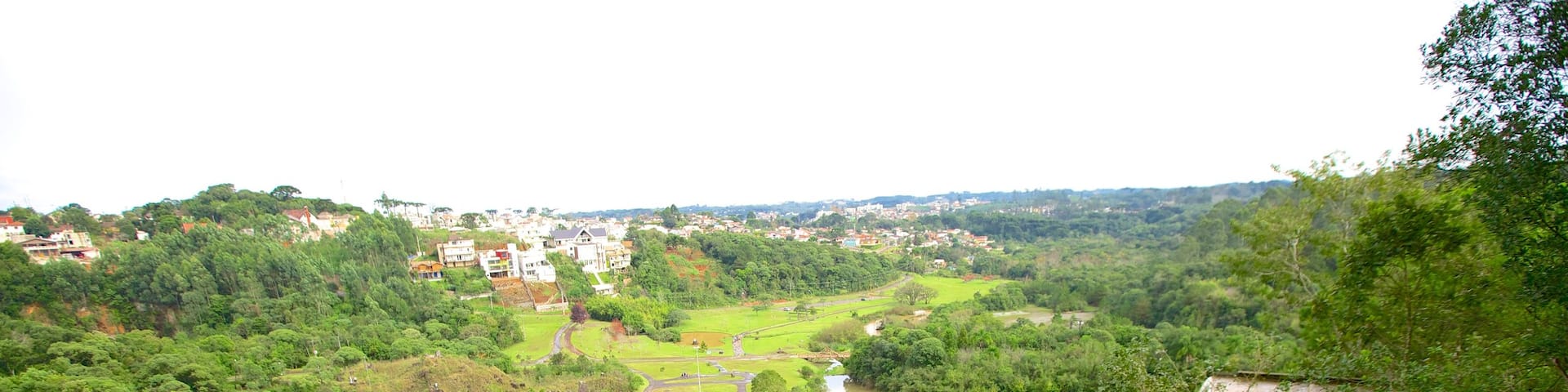 Tangua Park which includes a pond and forest scenes