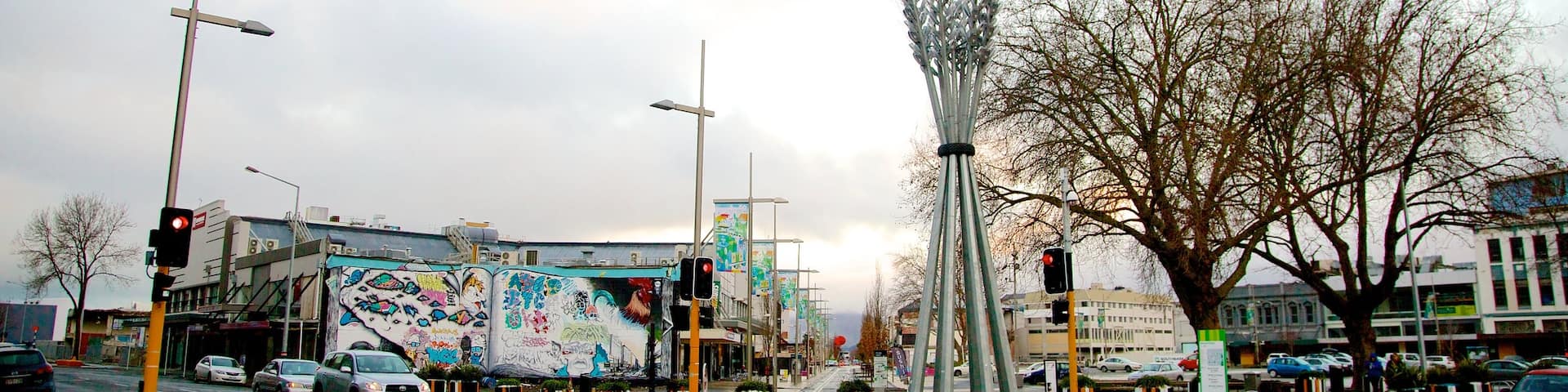 Christchurch which includes street scenes