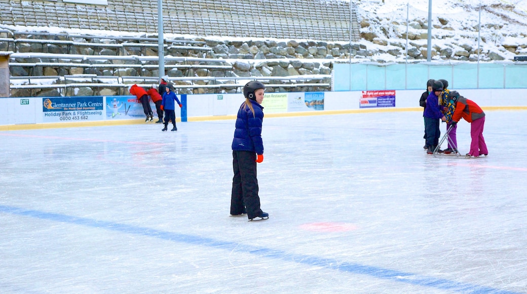 Tekapo Springs which includes ice skating as well as children