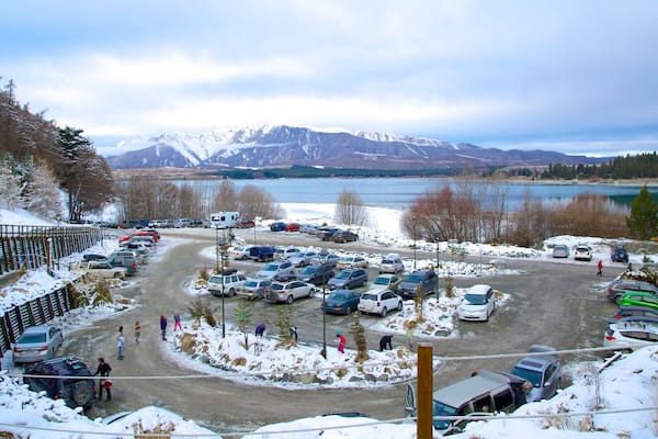 Tekapo Springs mit einem Landschaften und Schnee