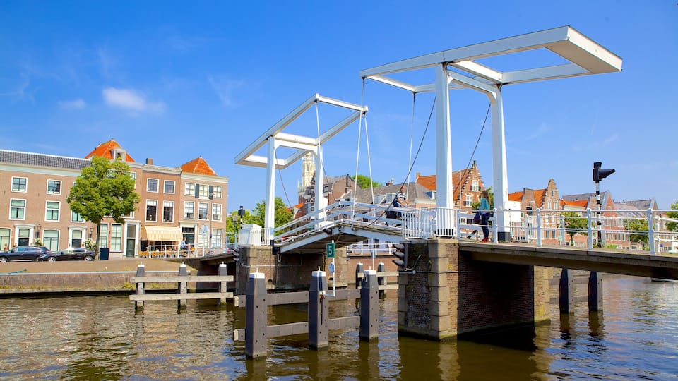 Haarlem showing a river or creek and a bridge