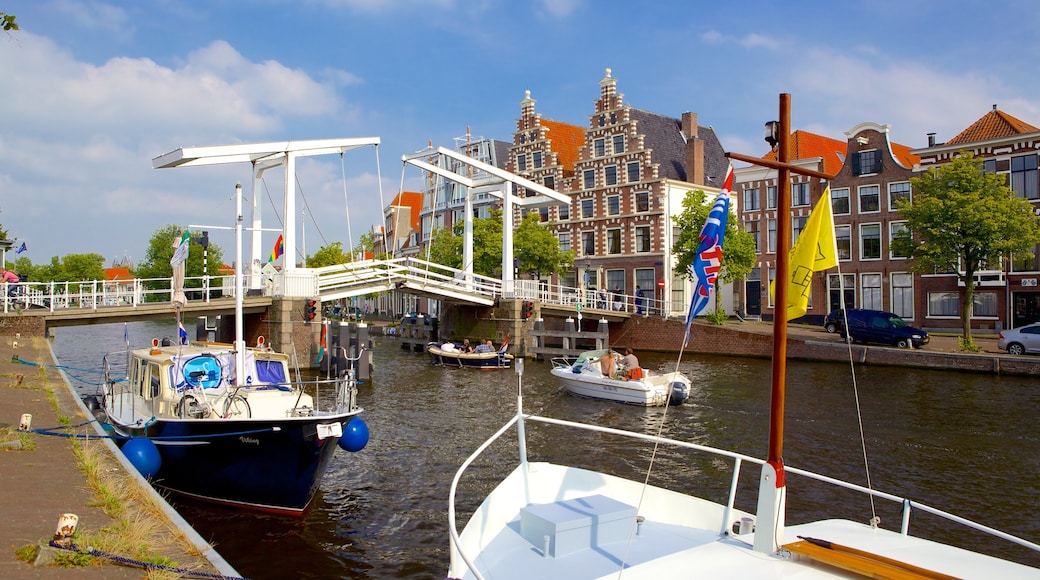 Haarlem which includes boating and a river or creek