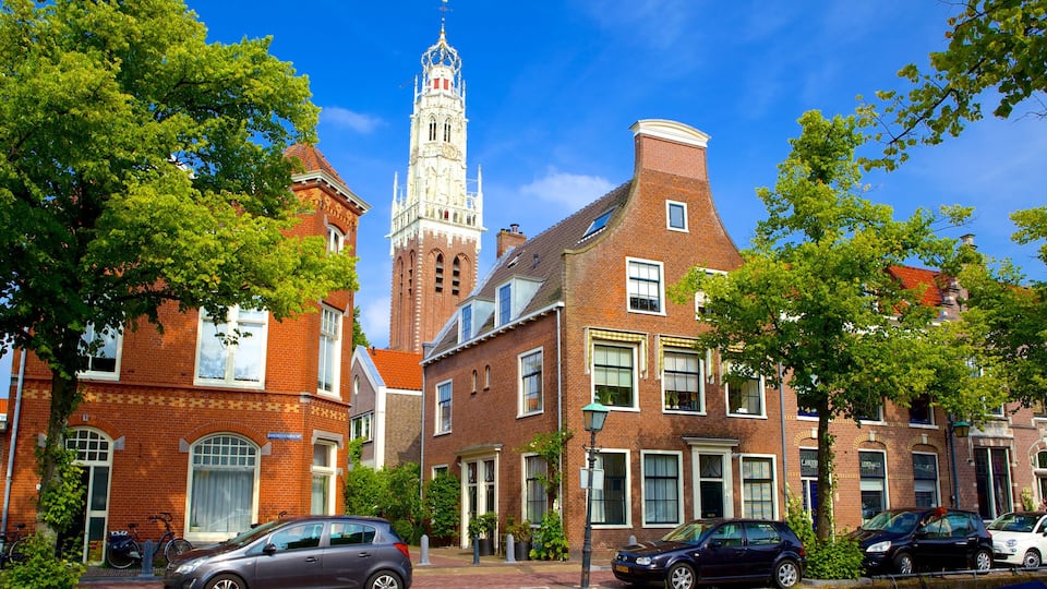 Haarlem showing street scenes