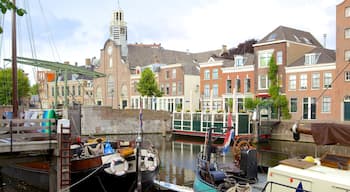 Delfshaven which includes boating and a river or creek