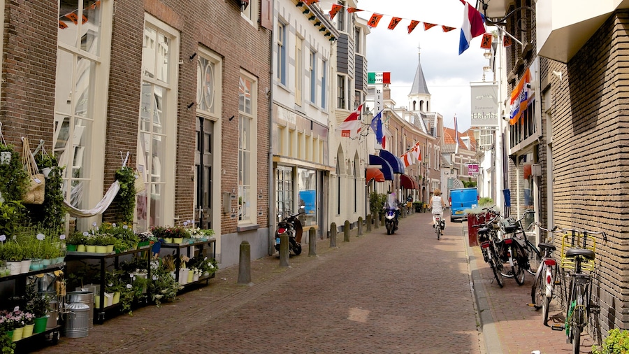 Amersfoort có tính năng cảnh đường phố
