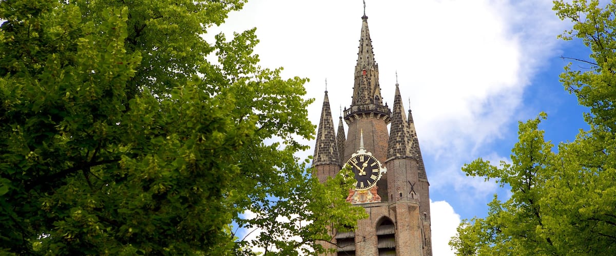 Oude Kerk que inclui arquitetura de patrimônio