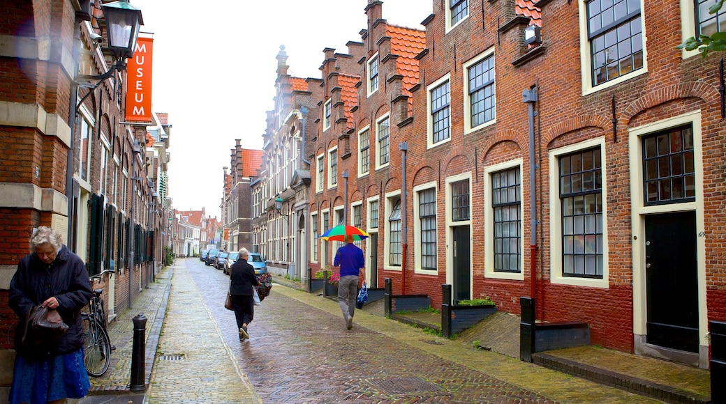 프란츠 할스 미술관 이 포함 집 과 거리 풍경 뿐만 아니라 소규모 사람들