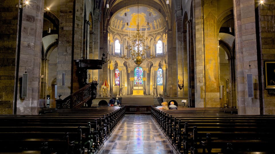 Basilica of Our Lady showing interior views, a church or cathedral and religious elements