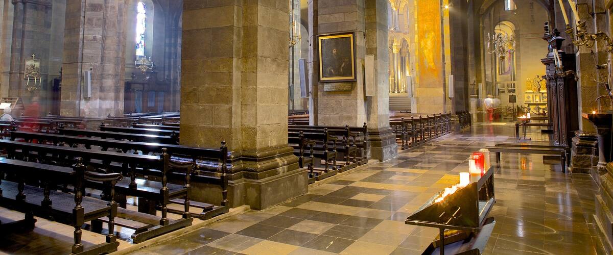 Basilica of Our Lady featuring interior views, a church or cathedral and religious elements